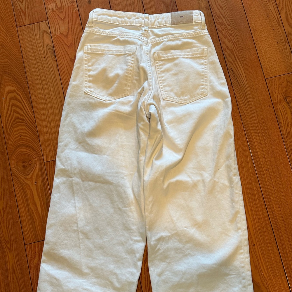 Zara White Pants